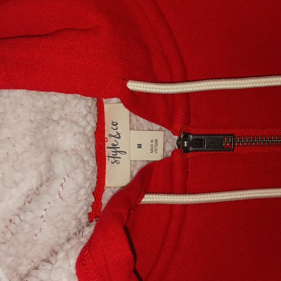 Style & Co - Sherpa Lined Full-Zip Hoodie - Picture 6 of 9